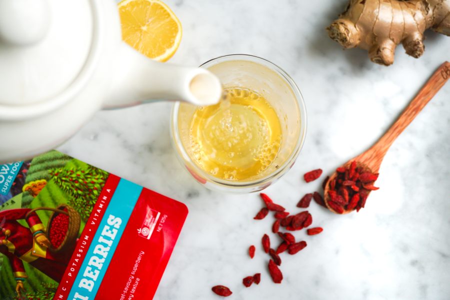Goji Berry Ginger Tea